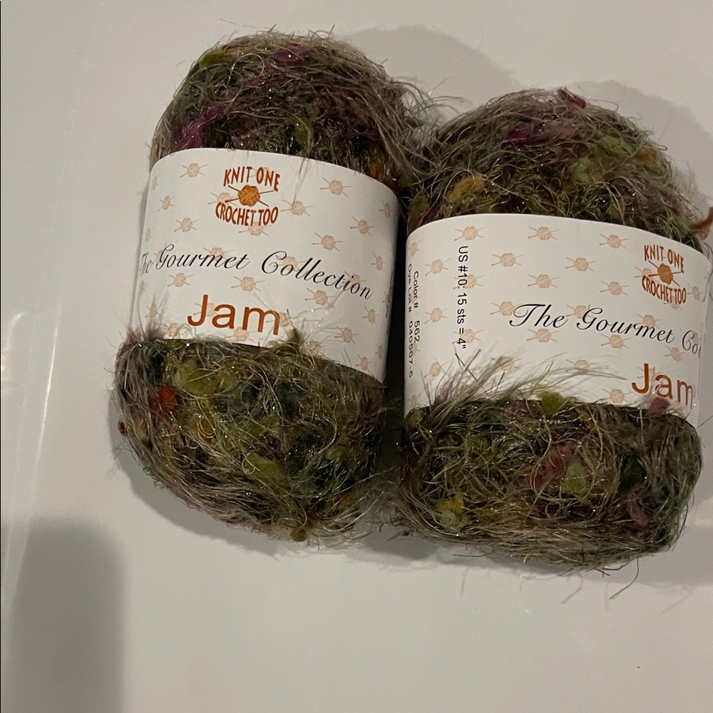Knit One Crochet Too Jam Yarn color 562. 2 skeins